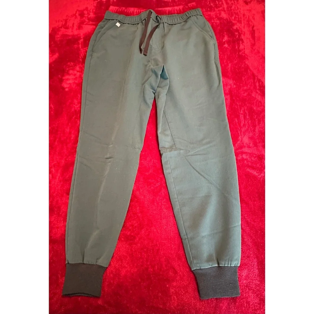 FIGS Zamora Jogger Scrub Pants Mens Medium Short Green M23SW2017S Technical